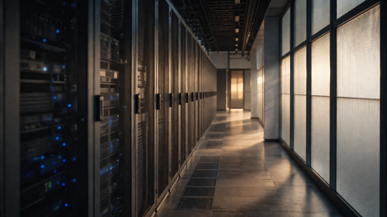 How search engines work — server room representing crawling indexing and ranking